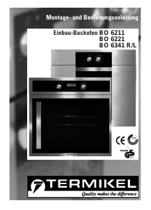 Bedienungsanleitung Termikel BO 6341 R/L Backofen