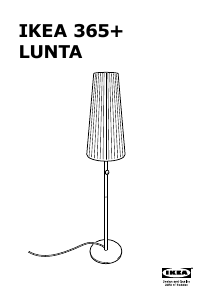 Manual IKEA 365+ LUNTA Lampă