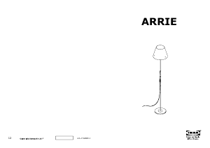 Manual IKEA ARRIE Lampă