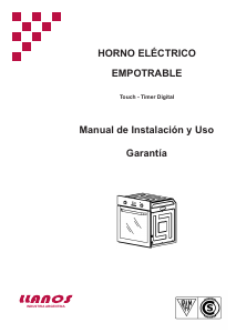 Manual de uso Llanos 30377 Hoda 8 Horno