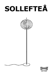 Használati útmutató IKEA SOLLEFTEA Lámpa