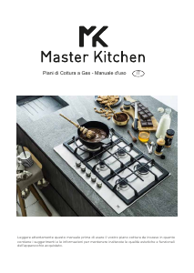 Manuale Master Kitchen MKHG 6031-PR TC BK Piano cottura