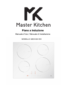 Manuale Master Kitchen MKHI 604 WH Piano cottura