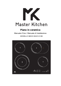 Manuale Master Kitchen MKHC 6042 D-O BK Piano cottura