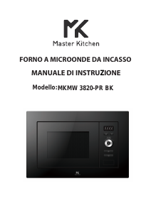 Manuale Master Kitchen MKMW 3820-PR BK Microonde