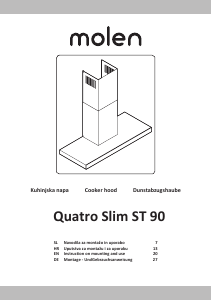 Bedienungsanleitung Molen Quatro Slim ST 90 Dunstabzugshaube