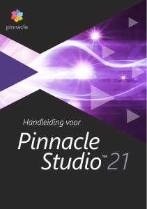 Handleiding Pinnacle Studio 21