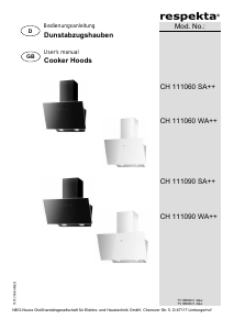 Manual Respekta CH111060SA++ Cooker Hood