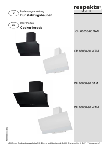 Manual Respekta CH66038-60SAM Cooker Hood