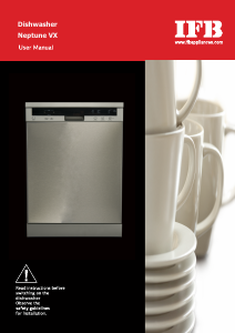 Manual IFB Neptune VX Dishwasher