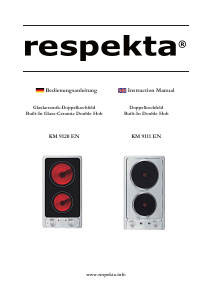 Handleiding Respekta KM 9120 EN Kookplaat