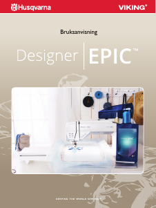 Bruksanvisning Husqvarna-Viking Designer Epic Symaskin