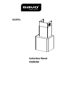 Käyttöohje SAVO Noppa Liesituuletin