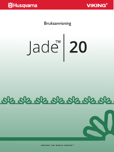 Bruksanvisning Husqvarna-Viking Jade 20 Symaskin