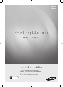 Manual Samsung WA14P9PFC/XTC Washing Machine