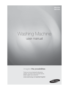 Bedienungsanleitung Samsung WA15PALIC/YFQ Waschmaschine