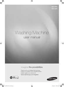 Manual Samsung WA15P9PIC/YFQ Washing Machine