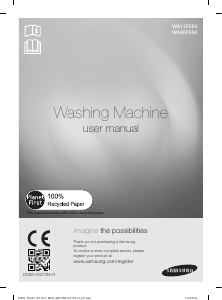 Manual Samsung WA90F5S4QTA/TL Washing Machine