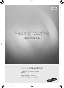 Manual Samsung WA12SPWFH/XTC Washing Machine