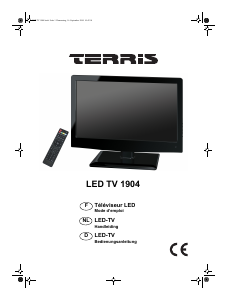 Handleiding TERRIS 1904 LED televisie