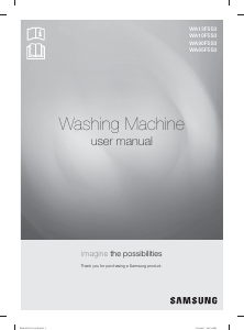 Manual Samsung WA90F5S3QRW/FQ Washing Machine