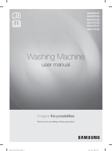 Manual Samsung WA11F5S9MTA/SP Washing Machine