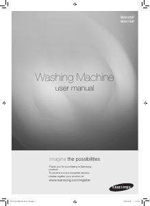 Manual Samsung WA11SPWIH/YFQ Washing Machine