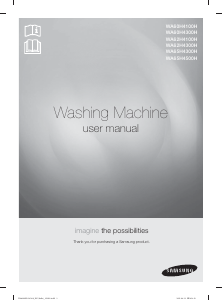 Manual Samsung WA75H4500HP Washing Machine