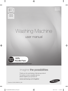 Manual Samsung WA80G5 Washing Machine