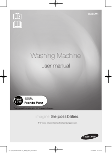 Manual Samsung WA85M4PFC/XTC Washing Machine