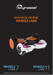 Instrukcja Skymaster Wheels Lark 11 Deskorolka elektryczna