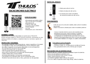 Manual de uso Thulos TH-WO103 Sacacorchos