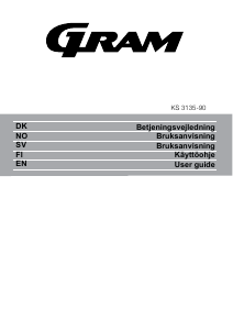 Handleiding Gram KS 3135-90 Koelkast