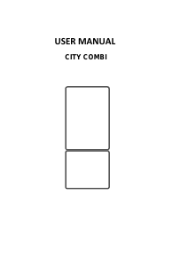 Manual de uso Candy CCT3L517EW Frigorífico combinado