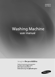 Manual Samsung WA78E4REC/XTL Washing Machine
