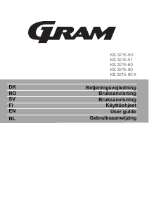 Bruksanvisning Gram KS 3215-90 X Kjøleskap