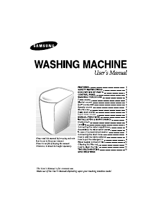 Manual Samsung WA80P1B Washing Machine