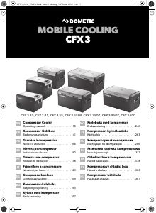Manuale Dometic CFX 3 45 Frigorifero portatile