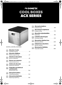 Manuale Dometic ACX 35 Frigorifero portatile