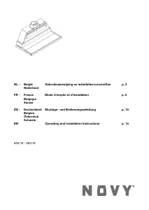 Handleiding Novy 663/16 Afzuigkap