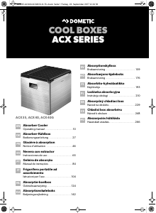 Manuál Dometic ACX 40 Chladicí box
