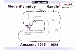 Handleiding Lewenstein Amazone 1024 Naaimachine