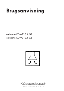 Brugsanvisning Küppersbusch KD 9210.1 GE Emhætte