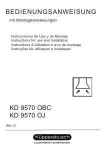 Mode d’emploi Küppersbusch KD 9570 OBC Hotte aspirante