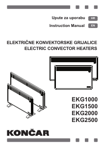 Manual Končar EKG1000 Heater