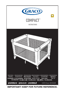 Kullanım kılavuzu Graco Compact Bebek karyolası