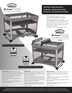 Handleiding Halo DreamNest Babybed