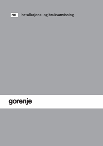 Bruksanvisning Gorenje GW761UX Kokeplate