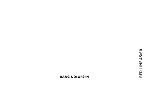 Manual Bang and Olufsen BeoVox Redline Speaker