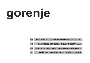 Bruksanvisning Gorenje IS656USC Häll